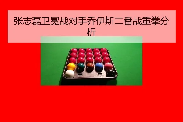 张志磊卫冕战对手乔伊斯二番战重拳分析